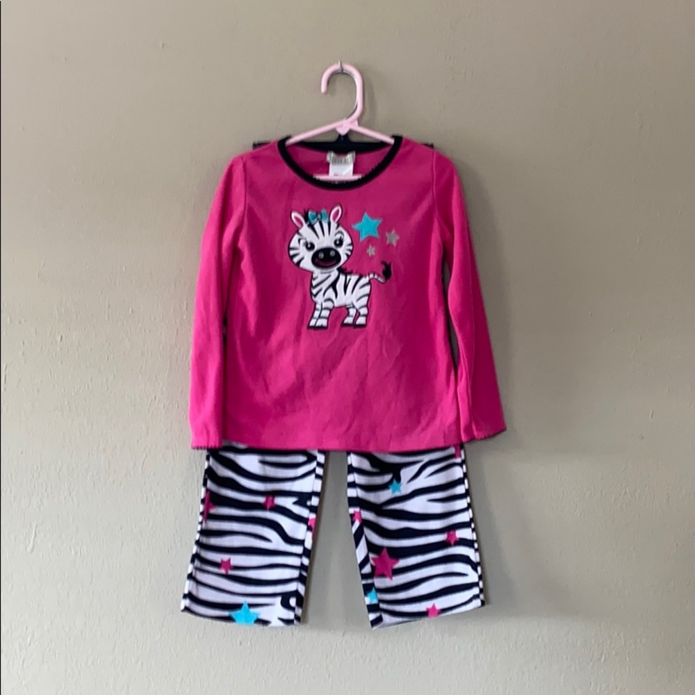 zebra pajama set